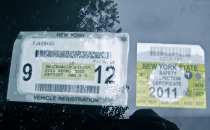 How To Display Your Vehicle Registration Parking Tickets