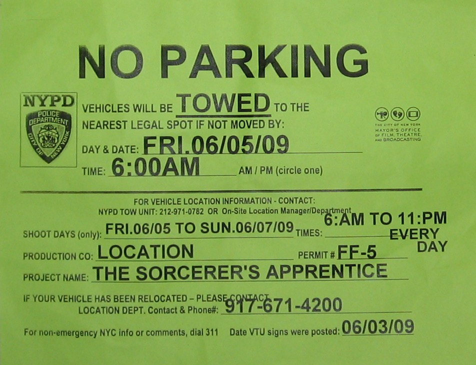 Temporary Parking Rules in NYC - Parking Tickets